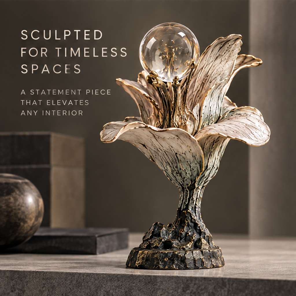 Art in Reverse — Sculpted for Timeless Spaces, a statement piece that elevates any interior, console shelf scene