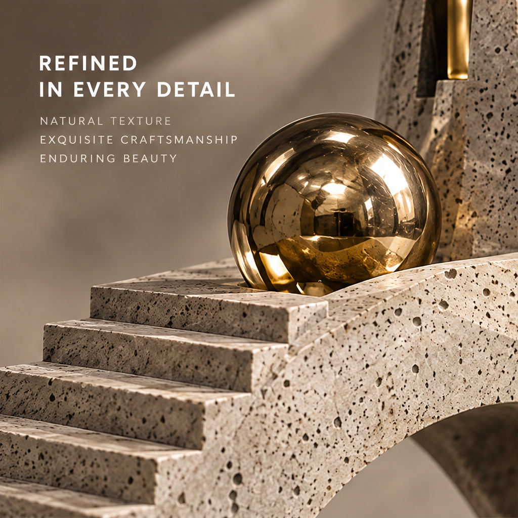 City in Silence sculpture styled in warm interior — A Statement Beyond Decor, transforms spaces, inspires perspective