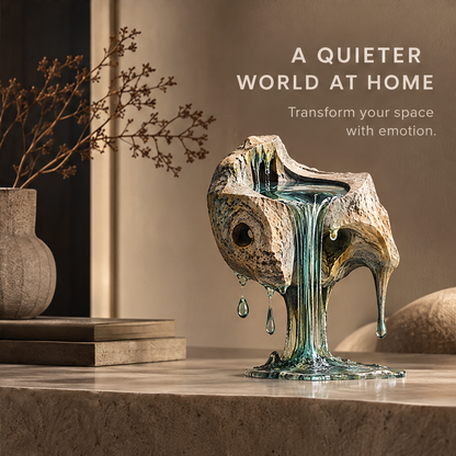 Nature in Emotion — A Quieter World at Home, transform your space with emotion, warm shelf interior scene with vase and branches